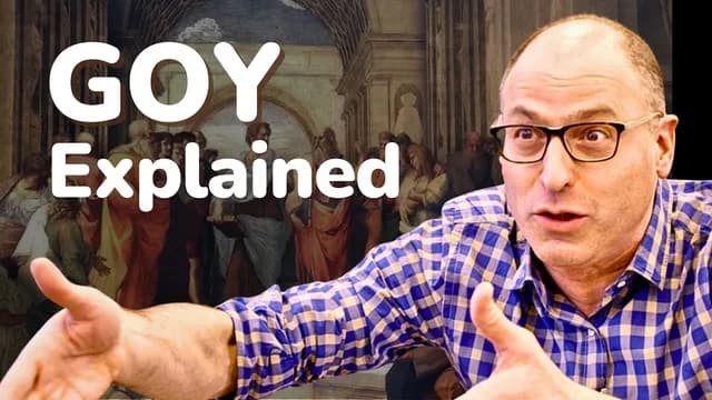 The Evolution of the Goy: From "Holy Nation" to "Gentile"